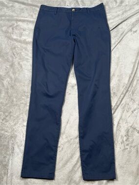 Rhone Commuter Tech Chino Pants Mens 33x32 Blue Performance Straight Fit 100272
